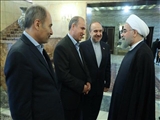  رییس جمهور در دیدار هيات رئيسه فدراسيون،سرمربی، بازیکنان ومربیان فوتبال کشورمان: علی (ع) الگوی بزرگ پهلوانی و مردانگی برای همه است 