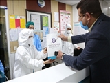 گزارش تصویری توزیع بیش از هزار بسته تشویقی بین کادر درمانی بیمارستان های درگیر کرونا 