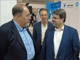 بازدید رؤسای دانشگاه آزاد اسلامی و اتاق بازرگانی اصفهان از پاویون سرای نوآوری درنمایشگاه ملی عصر امید