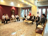در حاشیه امضای پیشنویس عضویت اتاق بازرگانی اصفهان در کمیته توسعه تجاری و سرمایه گذاری شهر فوجو ذیل اتحادیه همکاری شهرهای در مسیر جاده ابریشم  (  CA UN MSCR  )  