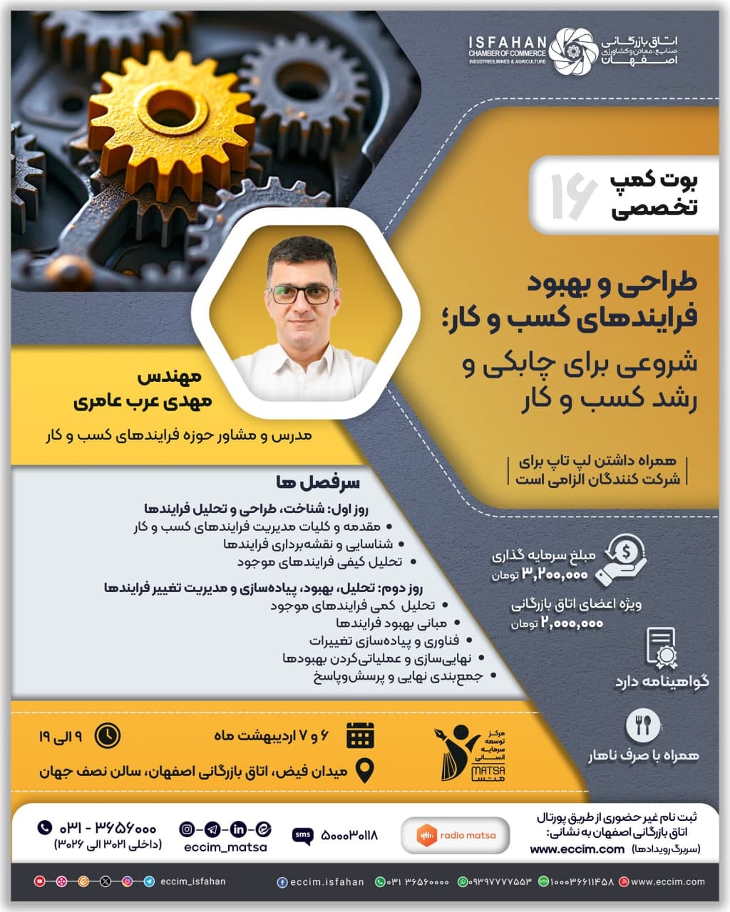 بوت کمپ تخصصی طراحی و بهبود فرآیند های کسب و کار